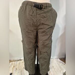 Men's Convertible Olive Cargo Pants to Shorts